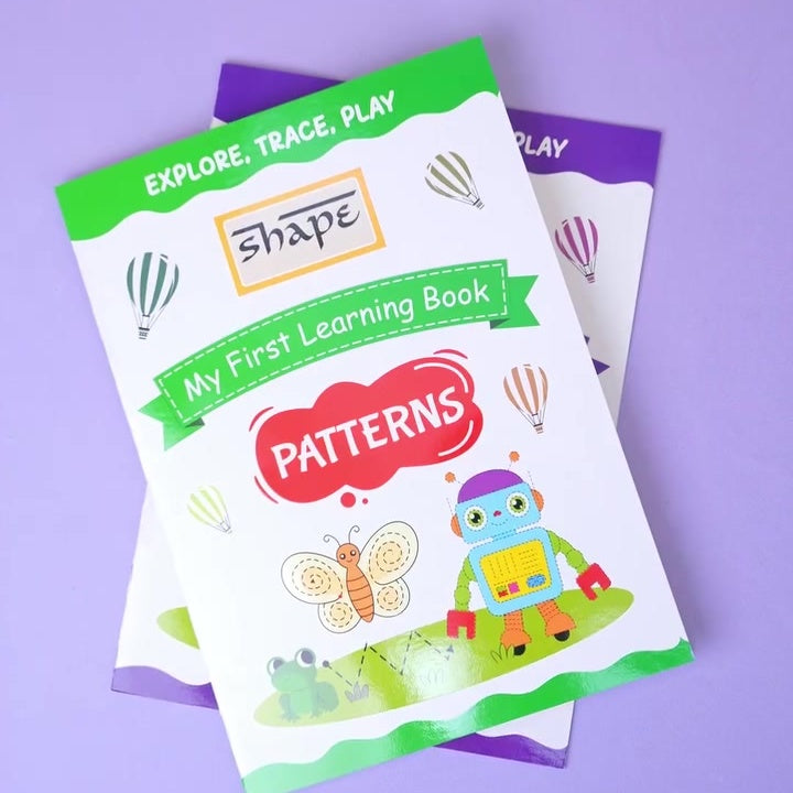 Shape My First Learning Book - A4 Size, 16 Page, Pack of 4