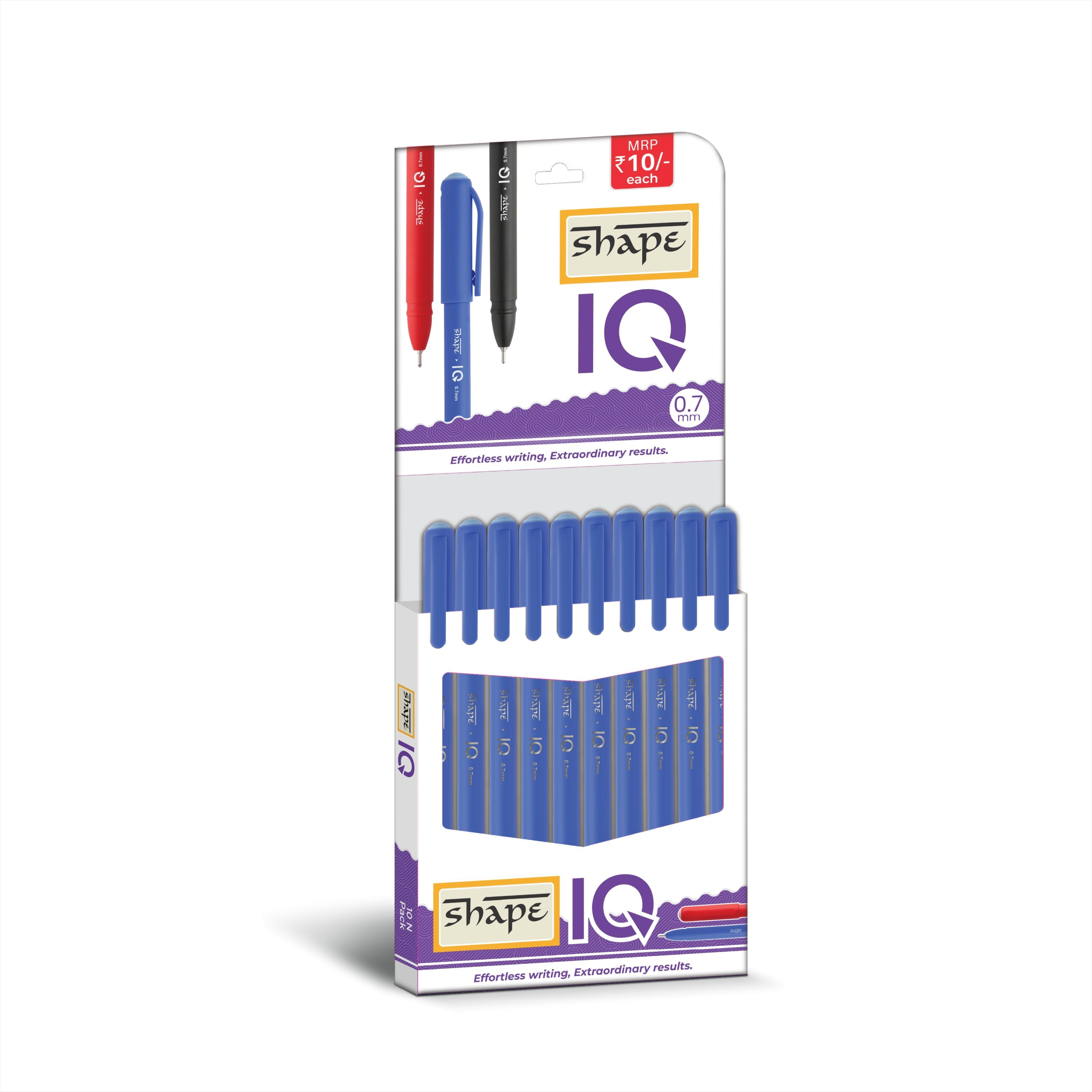 Shape IQ 0.7 mm Ball Pen - Pack of 20