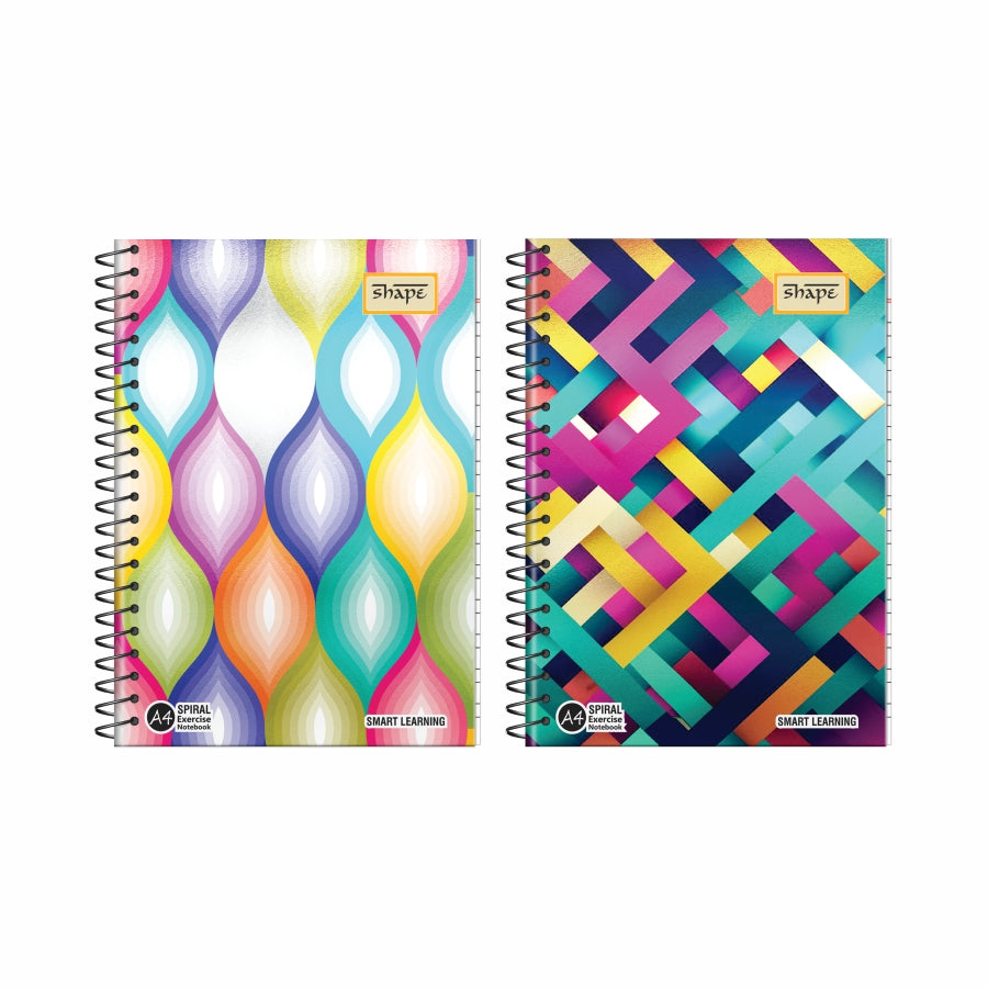 Shape Met Pet Spiral Notebook - A4 Size, 300 Ruled Pages