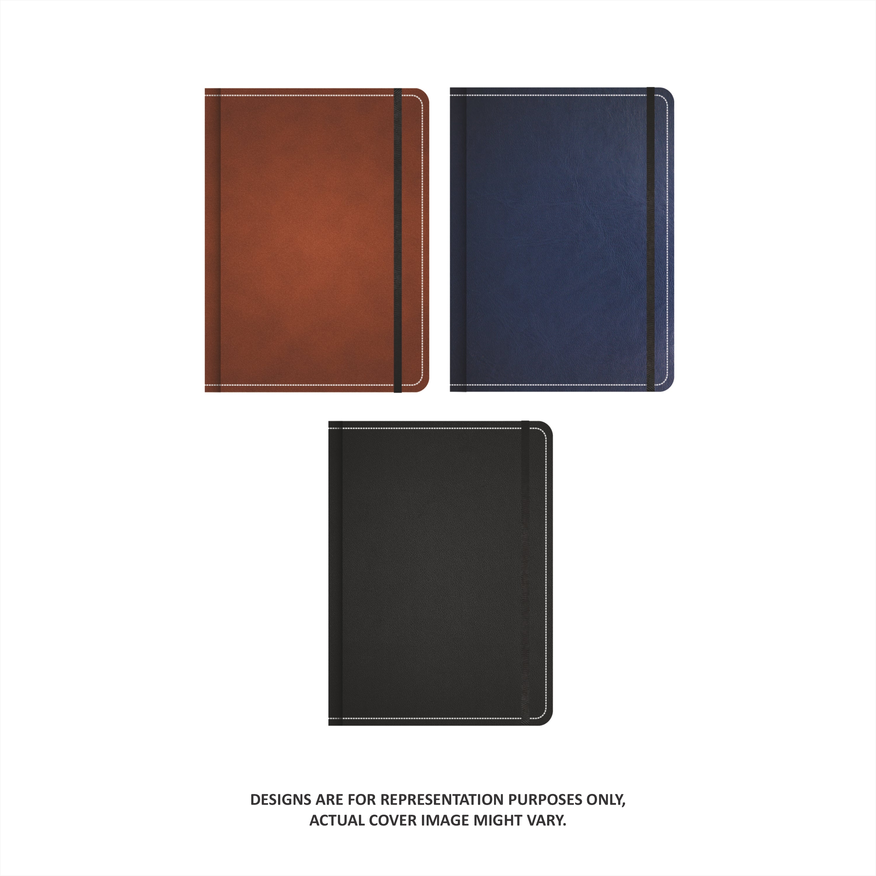 Shape Leatherite Casebound Notes - 18*24 Size, 172 Ruled Pages