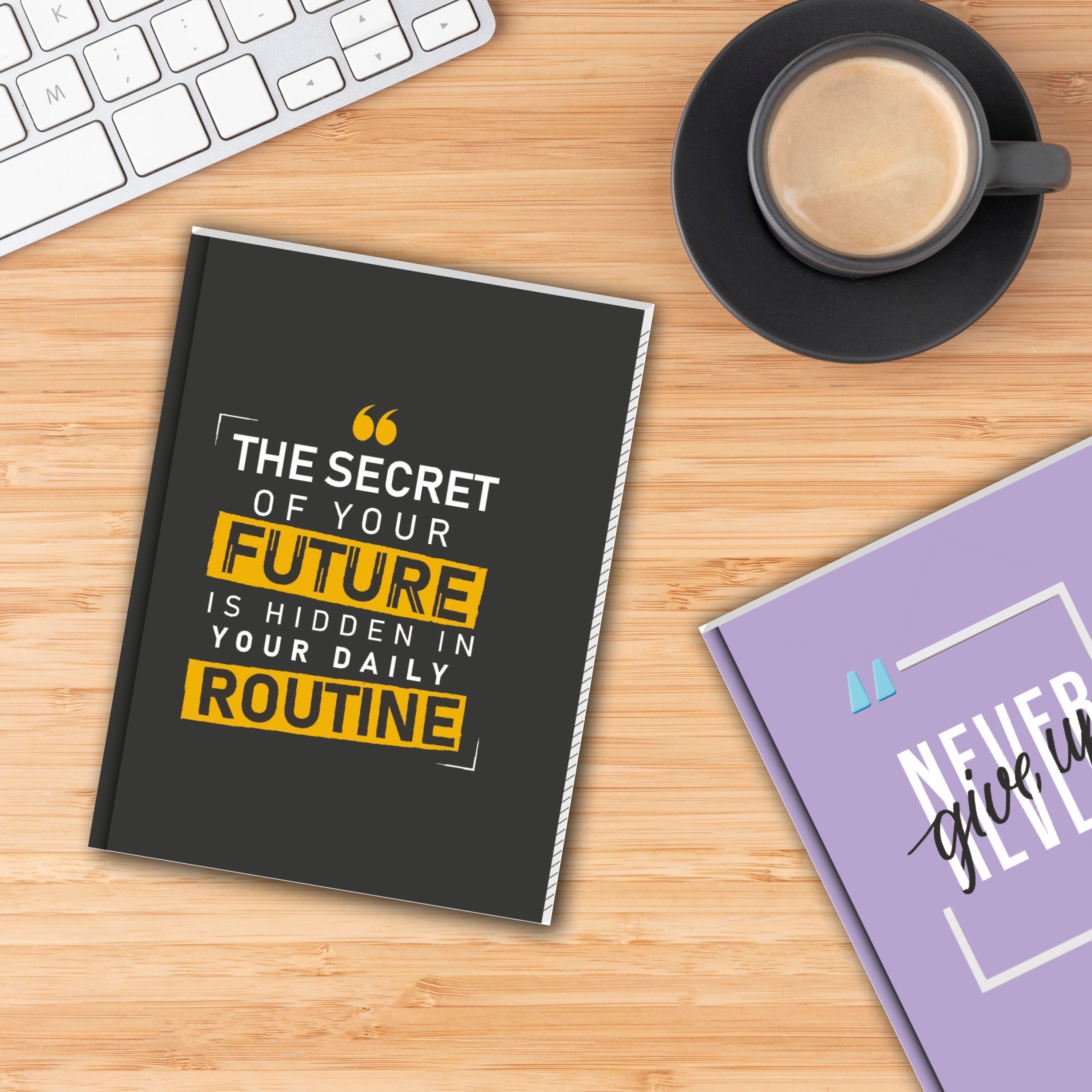 Shape Casebound Notes - B5 Size, 192 Ruled Pages, Natural Shade, Pack of 2