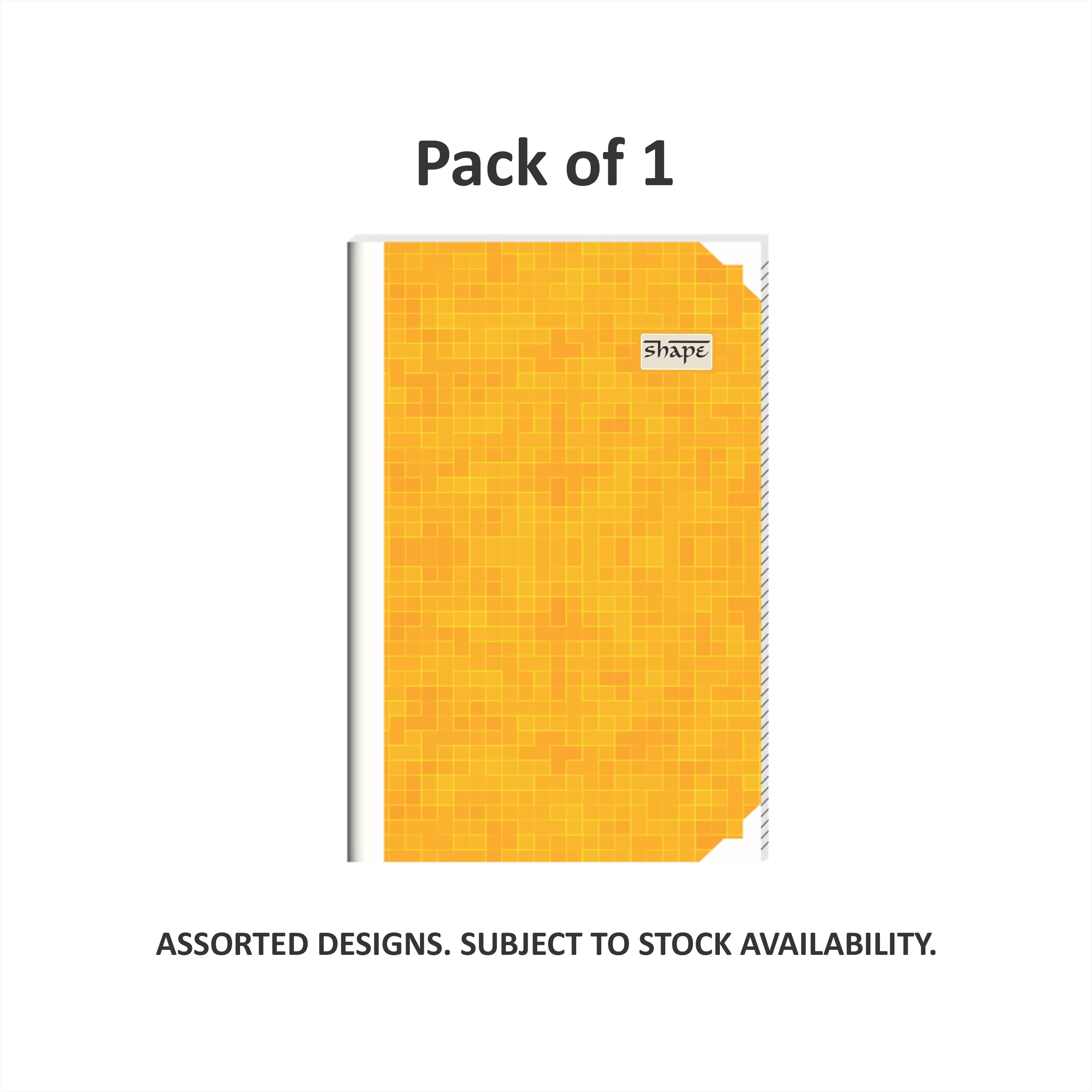 Shape Case Bound Notes- 33 x 21 cm Size, Ruled Pages