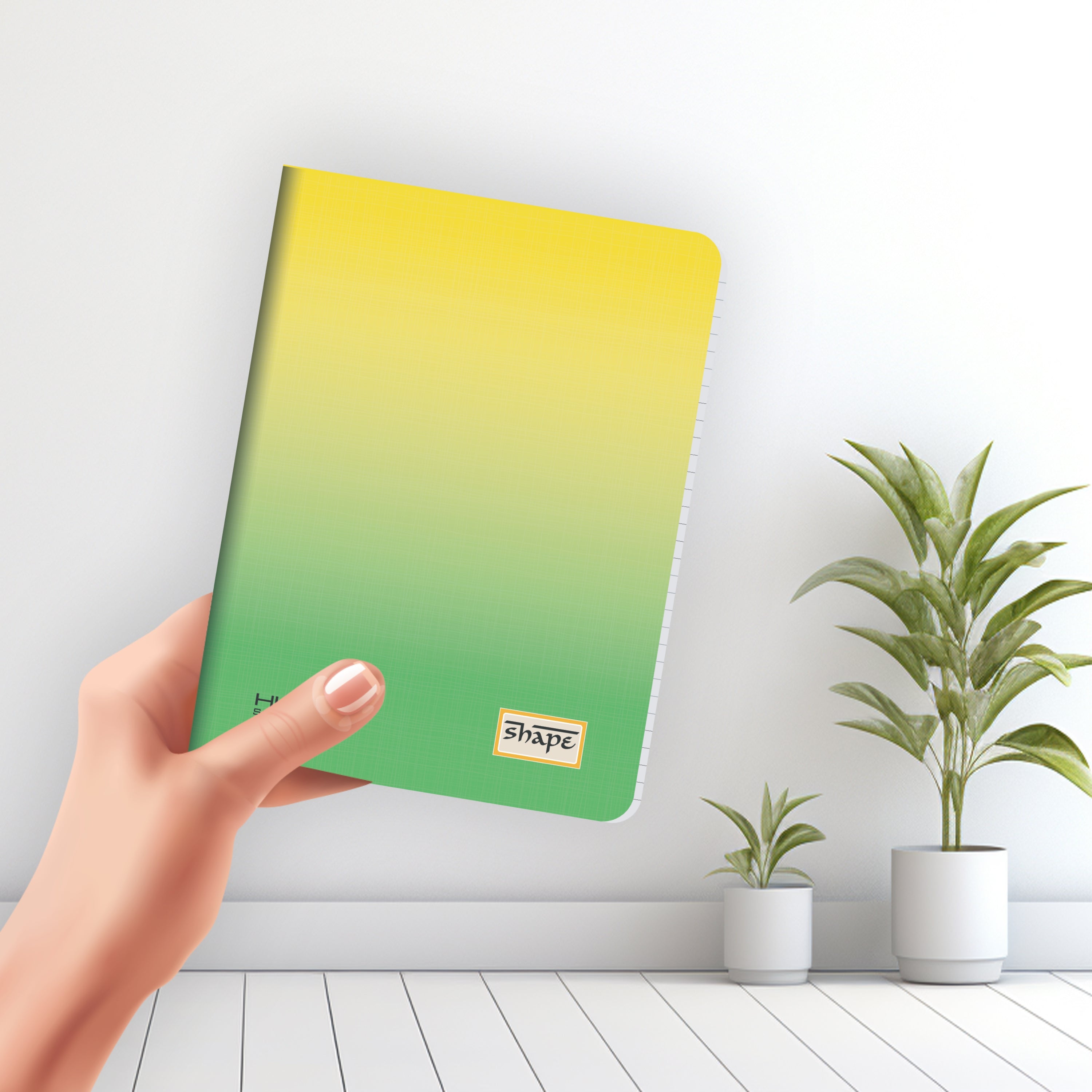 Shape Hue Soft Bound Notes - A5 Size, 160 Ruled Pages, Pack of 2