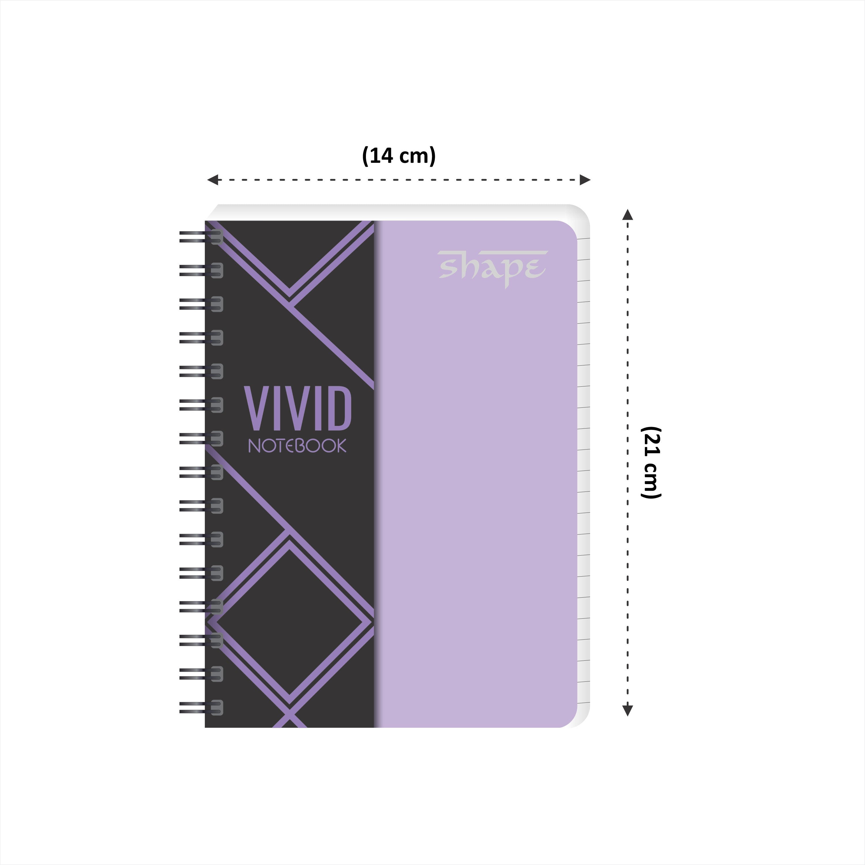 SHAPE VIVID Premium Stationery Gift Set-Purple