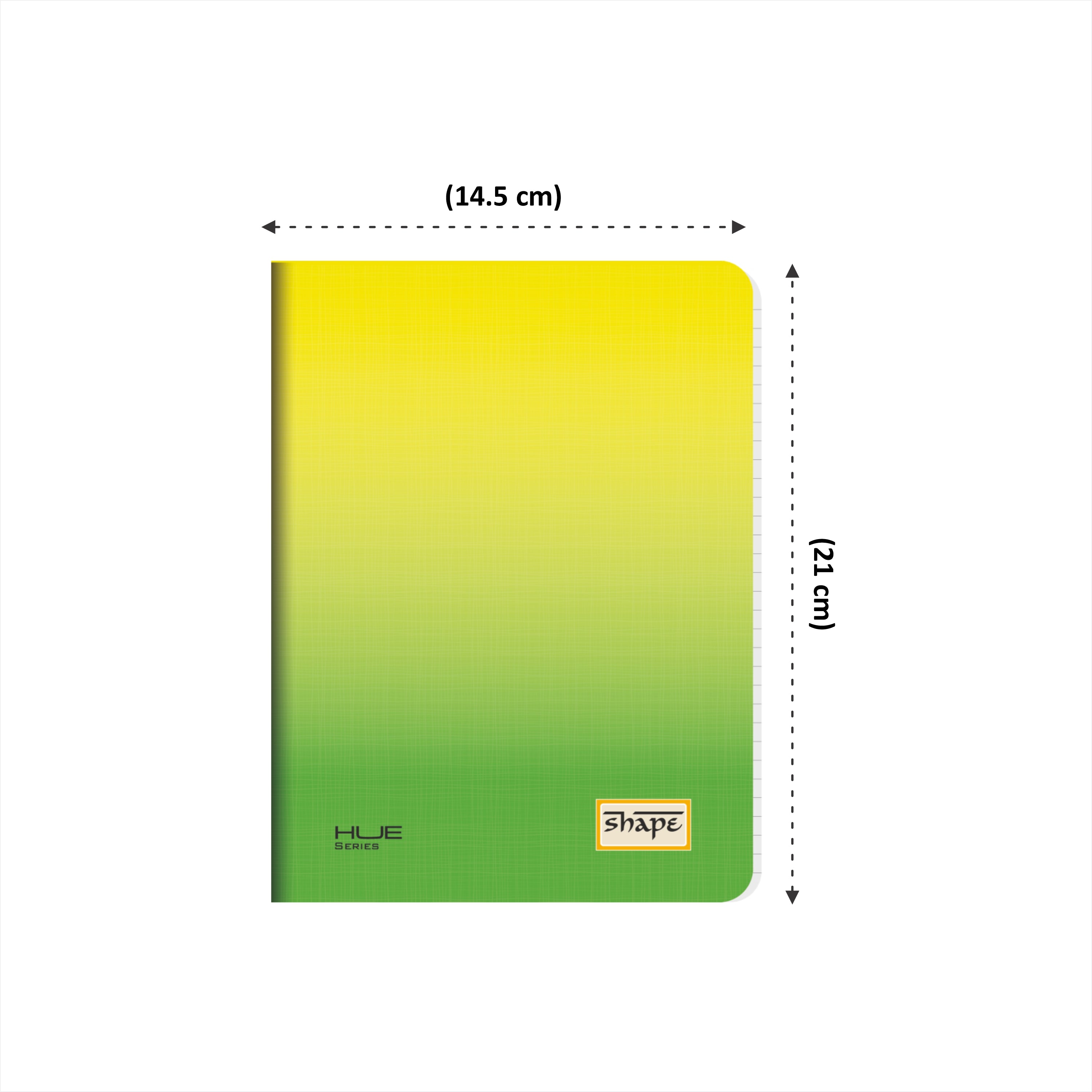 Shape Hue Premium Stationery Gift Set-(Yellow-Green)