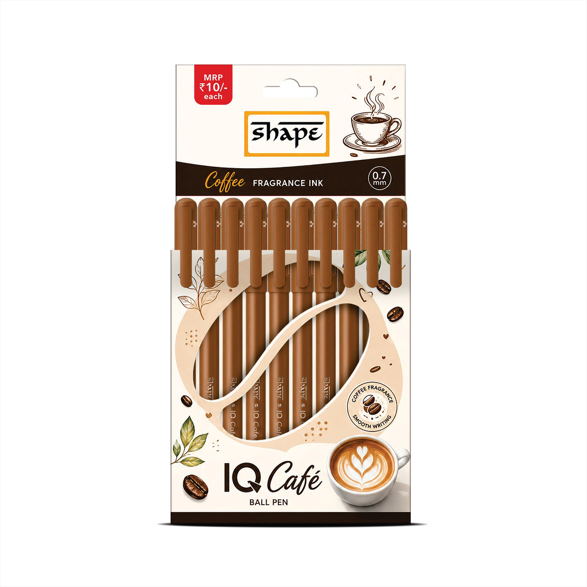 Shape IQ Cafe Ball Pen (Pack of 2)