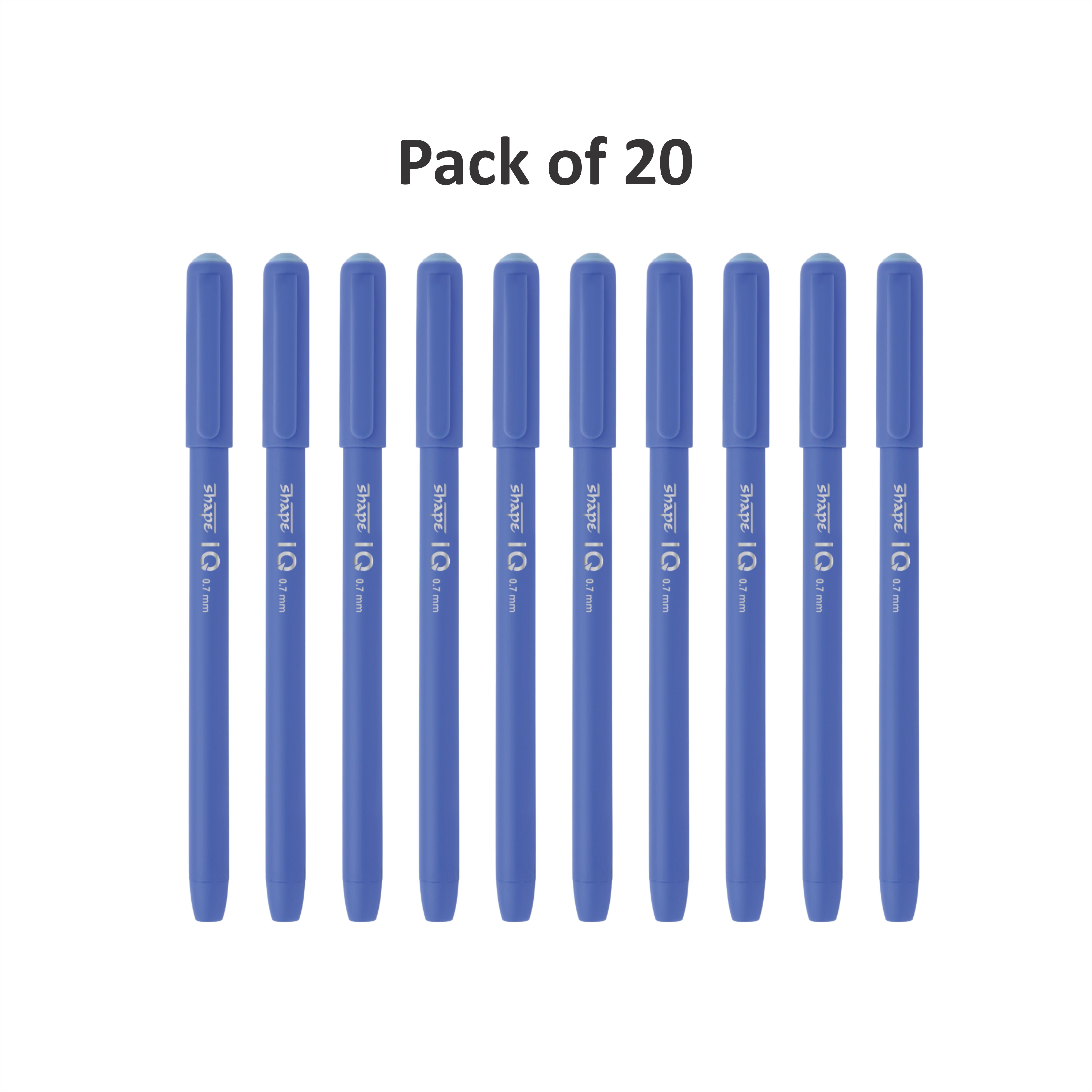 Shape IQ 0.7 mm Ball Pen - Pack of 20