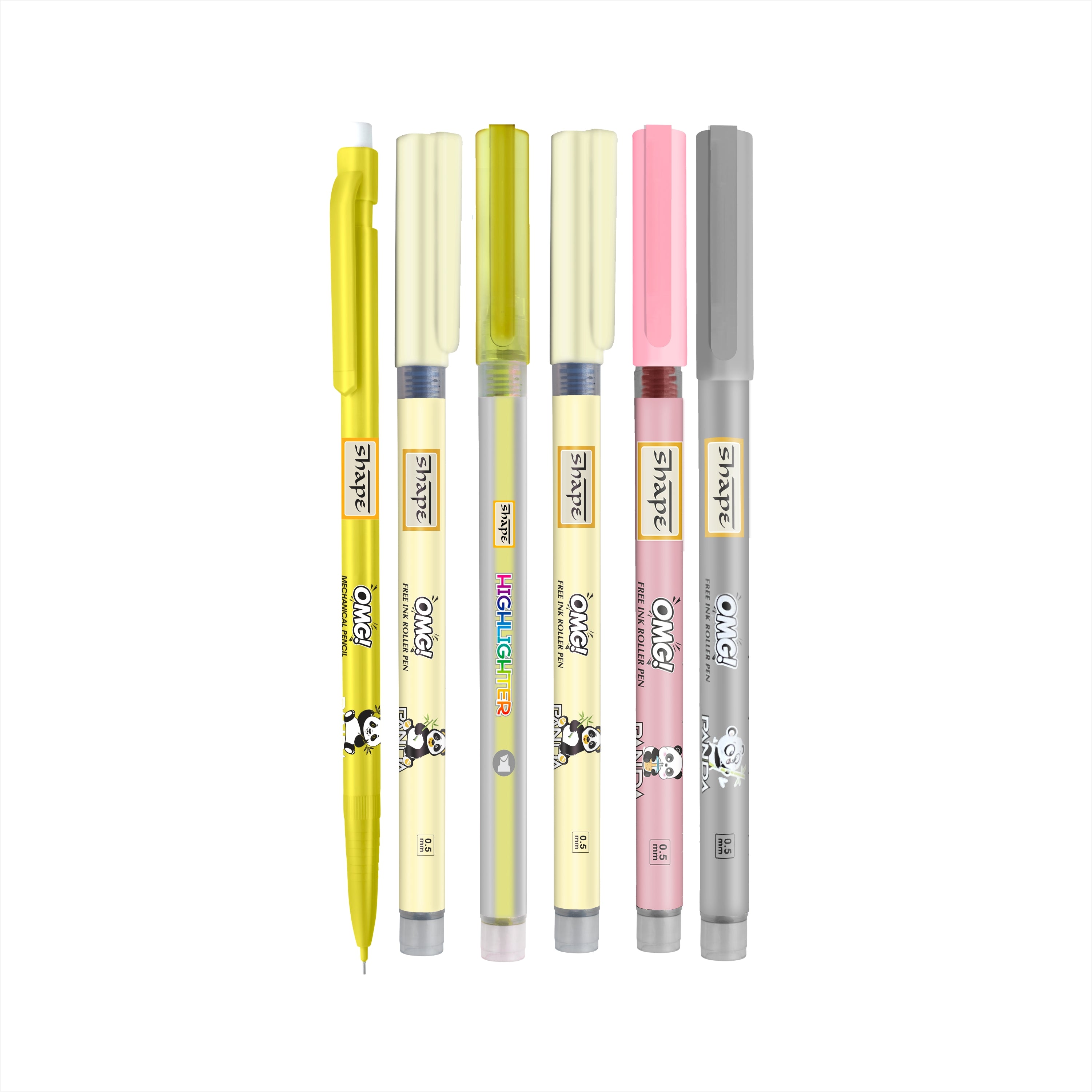 SHAPE VIVID Premium Stationery Gift Set-Yellow