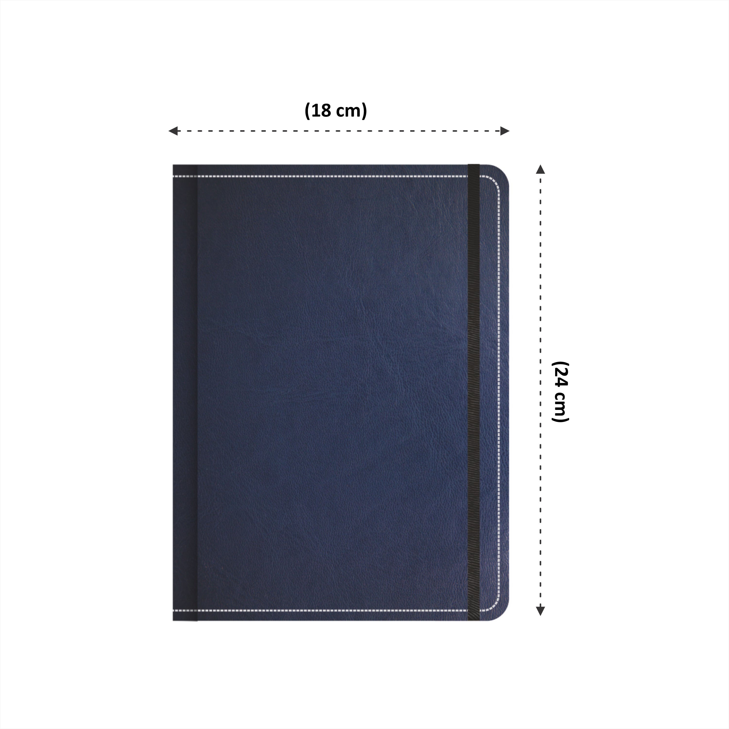 Shape Leatherite Casebound Notes - 18*24 Size, 172 Ruled Pages