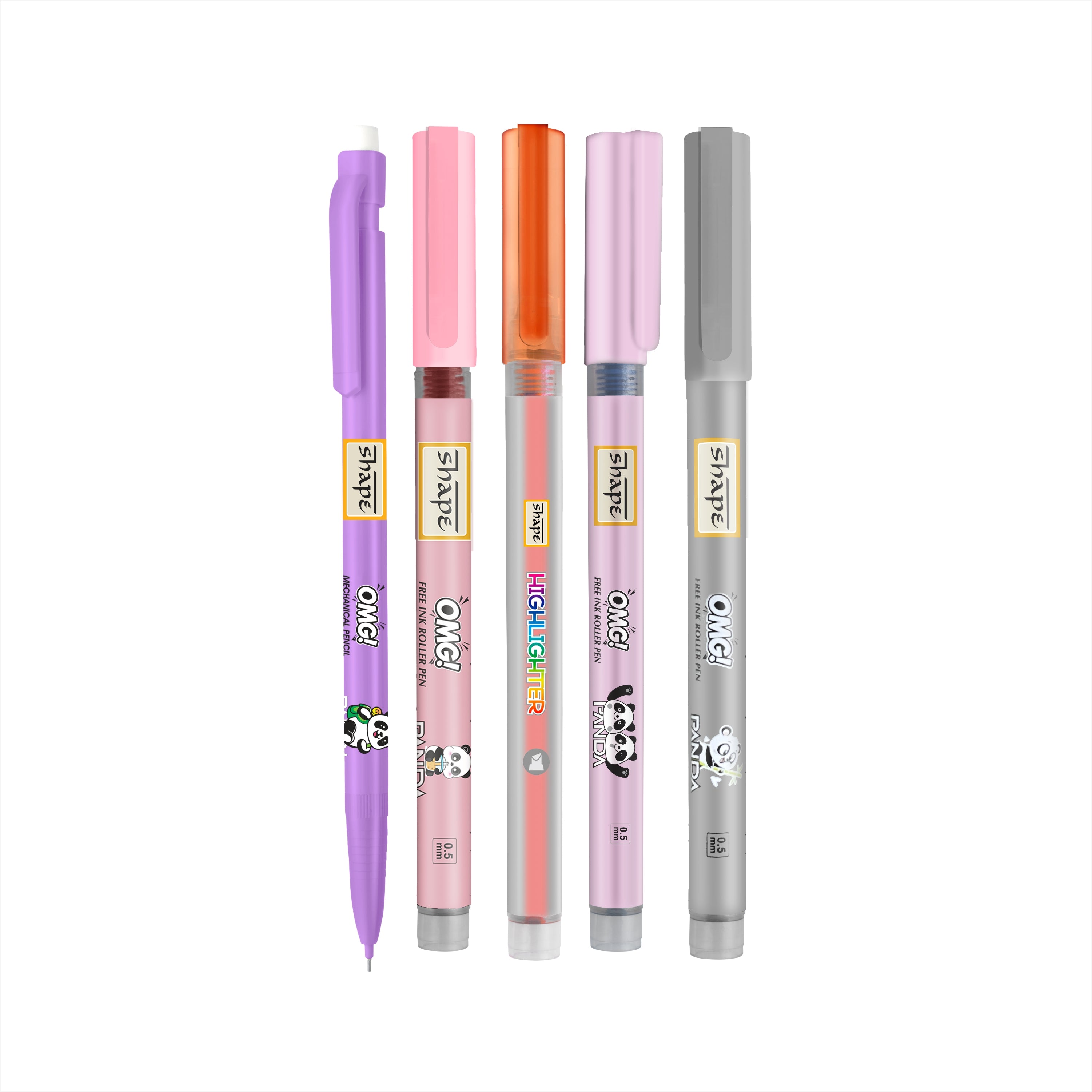 SHAPE VIVID Premium Stationery Gift Set-Pink
