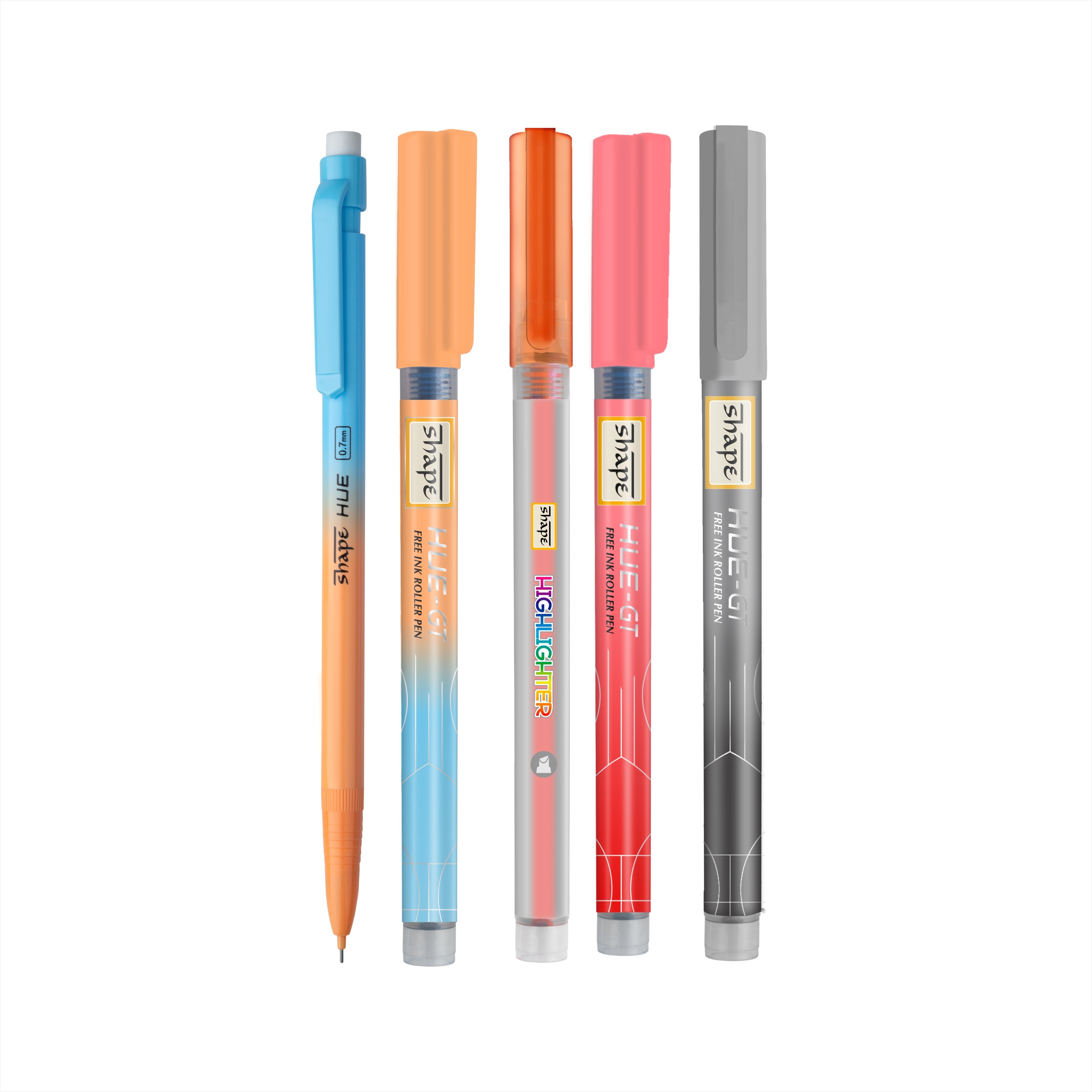 Shape Hue Premium Stationery Gift Set- (Yellow-Orange)