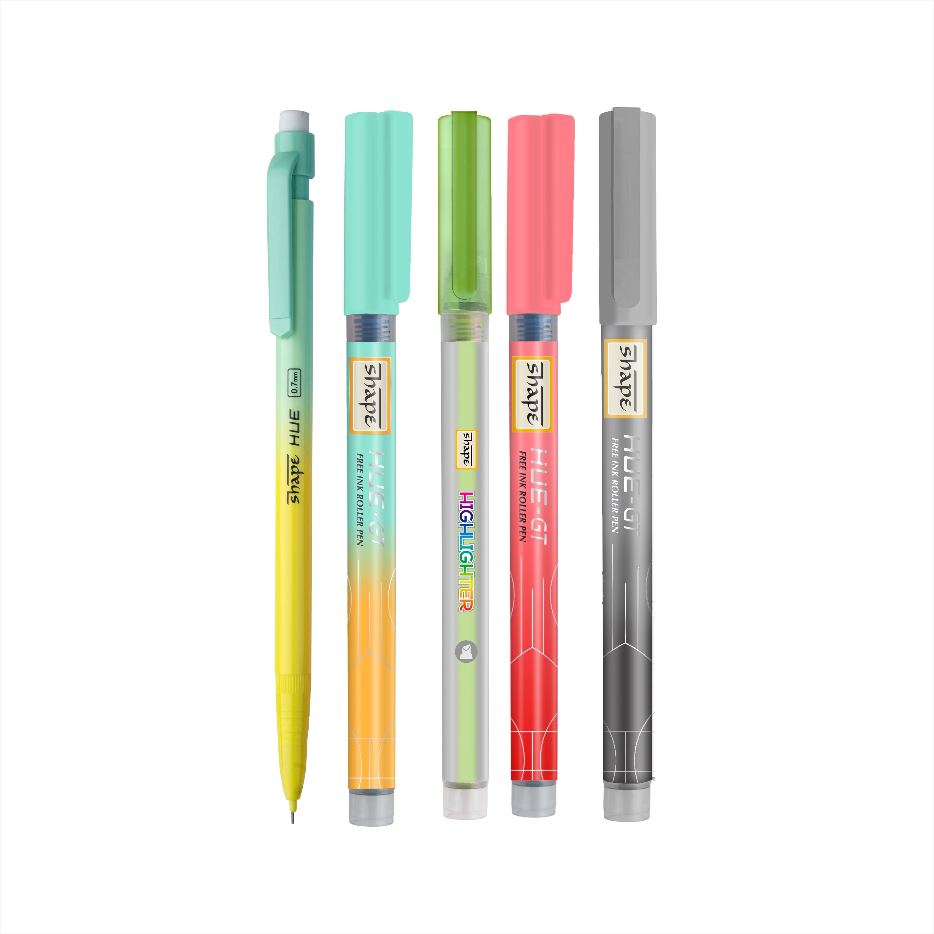 Shape Hue Premium Stationery Gift Set-(Yellow-Green)