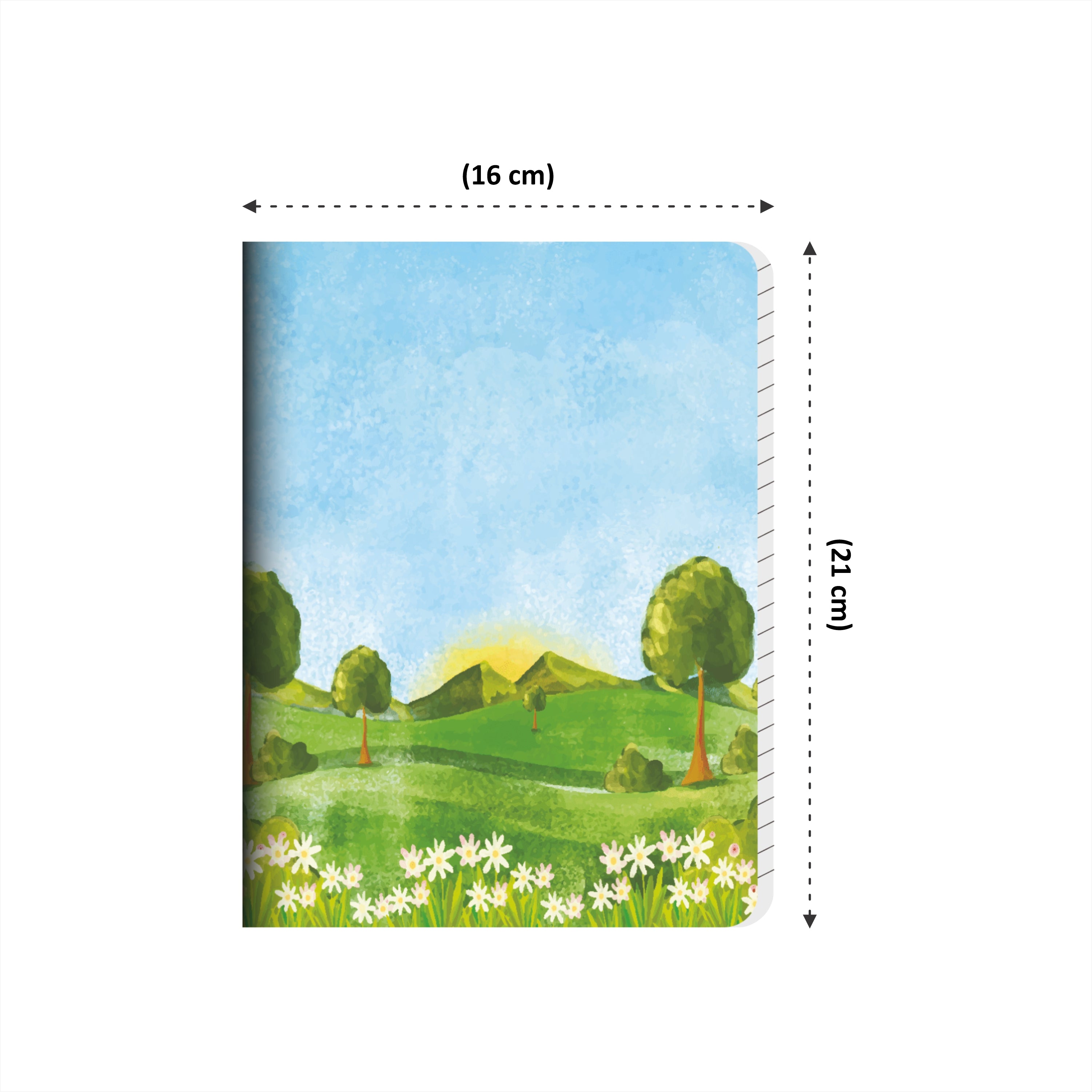 Shape Softbound Notes- B5 Size, 192 Ruled Pages, Natural Shade, Pack of 2
