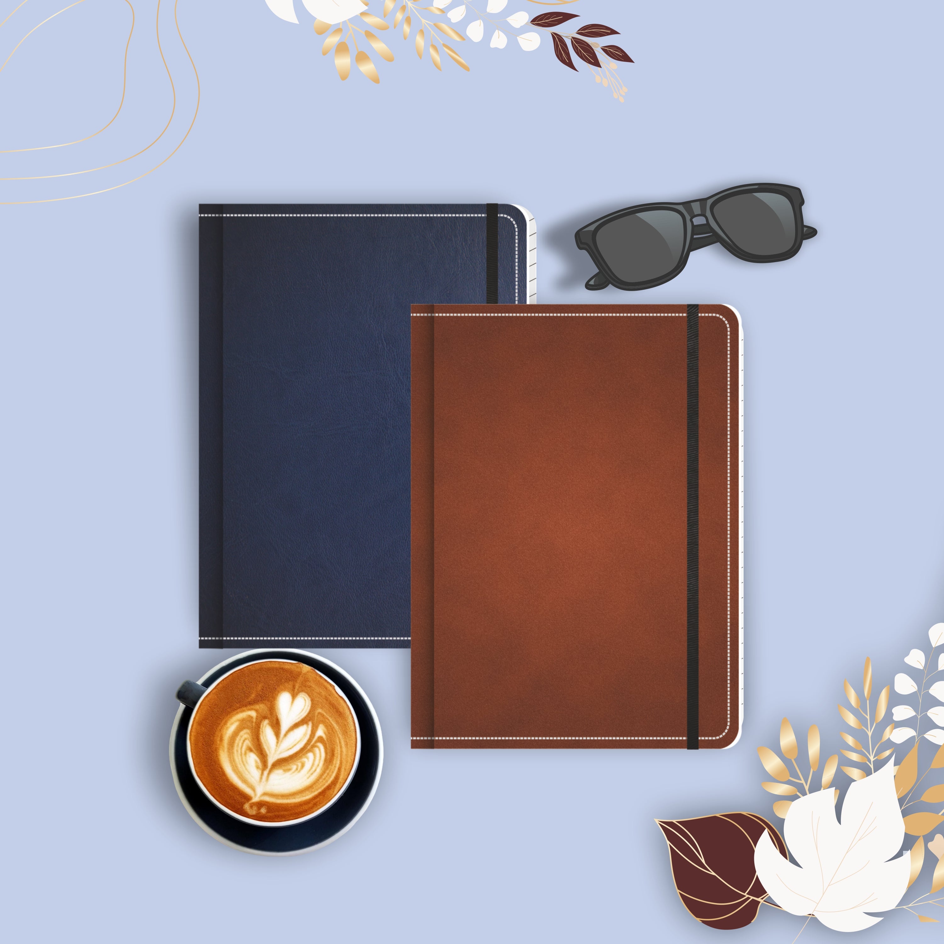 Shape Leatherite Casebound Notes - 18*24 Size, 172 Ruled Pages