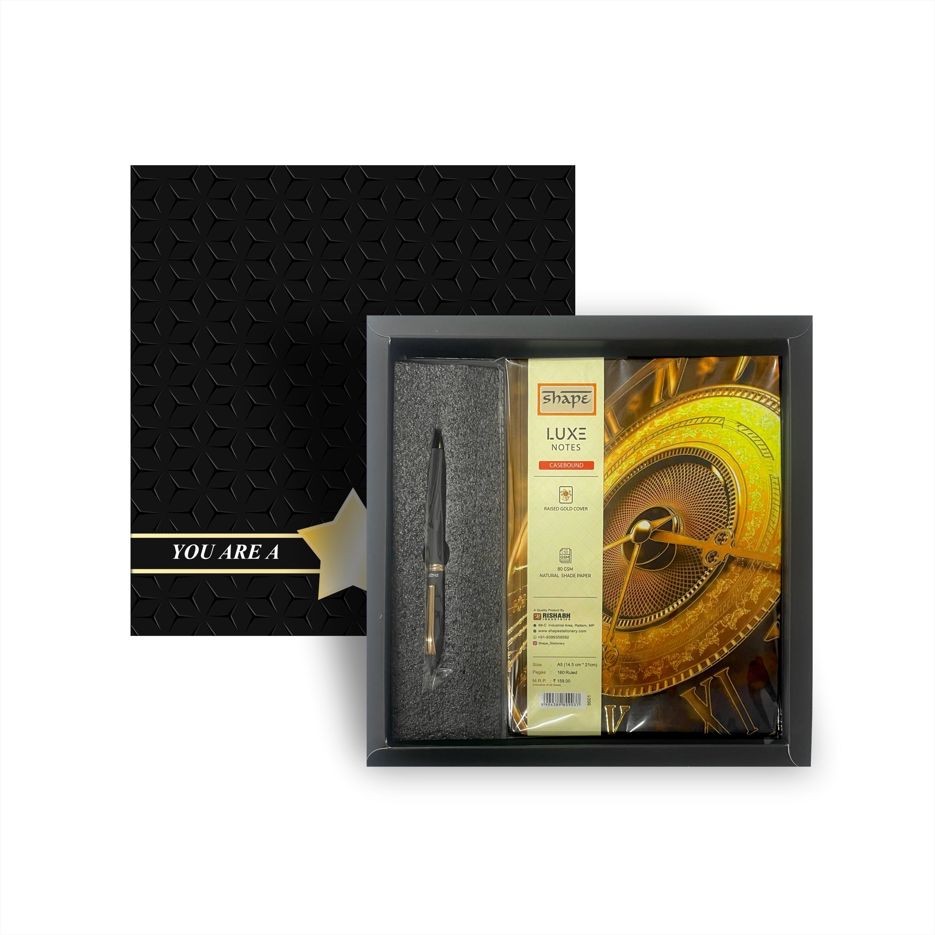 Shape Luxe Notes Gift Set