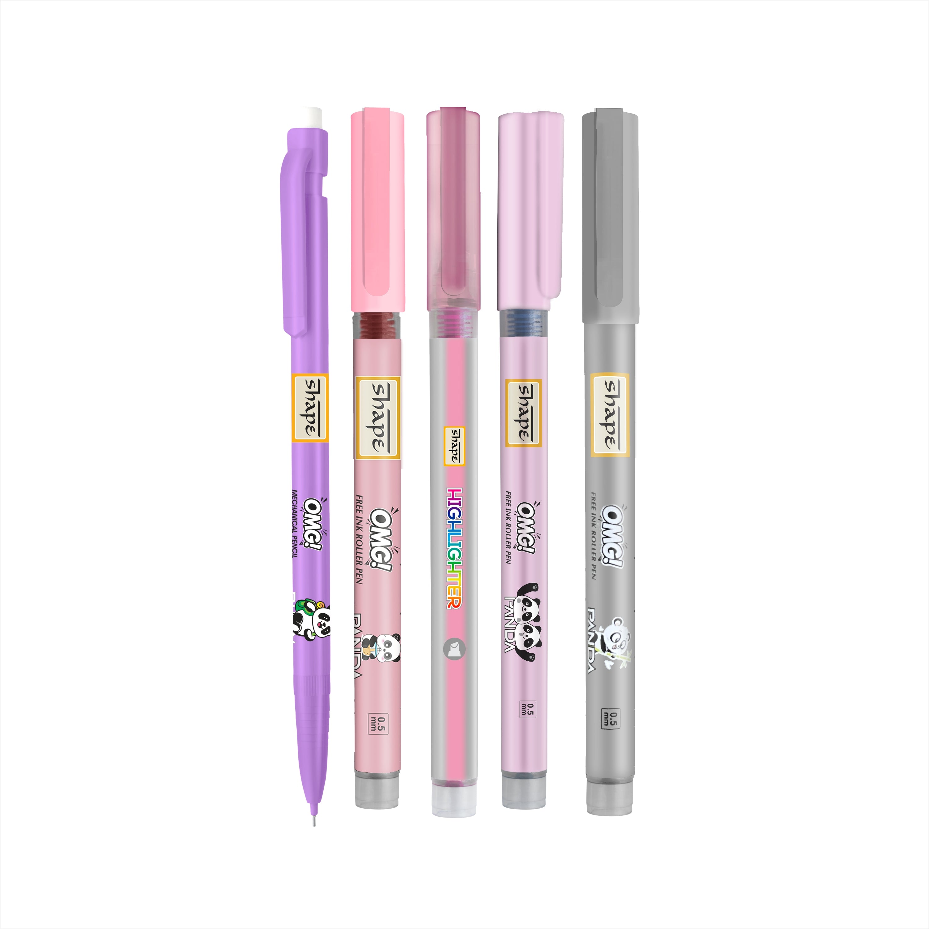 SHAPE VIVID Premium Stationery Gift Set-Purple
