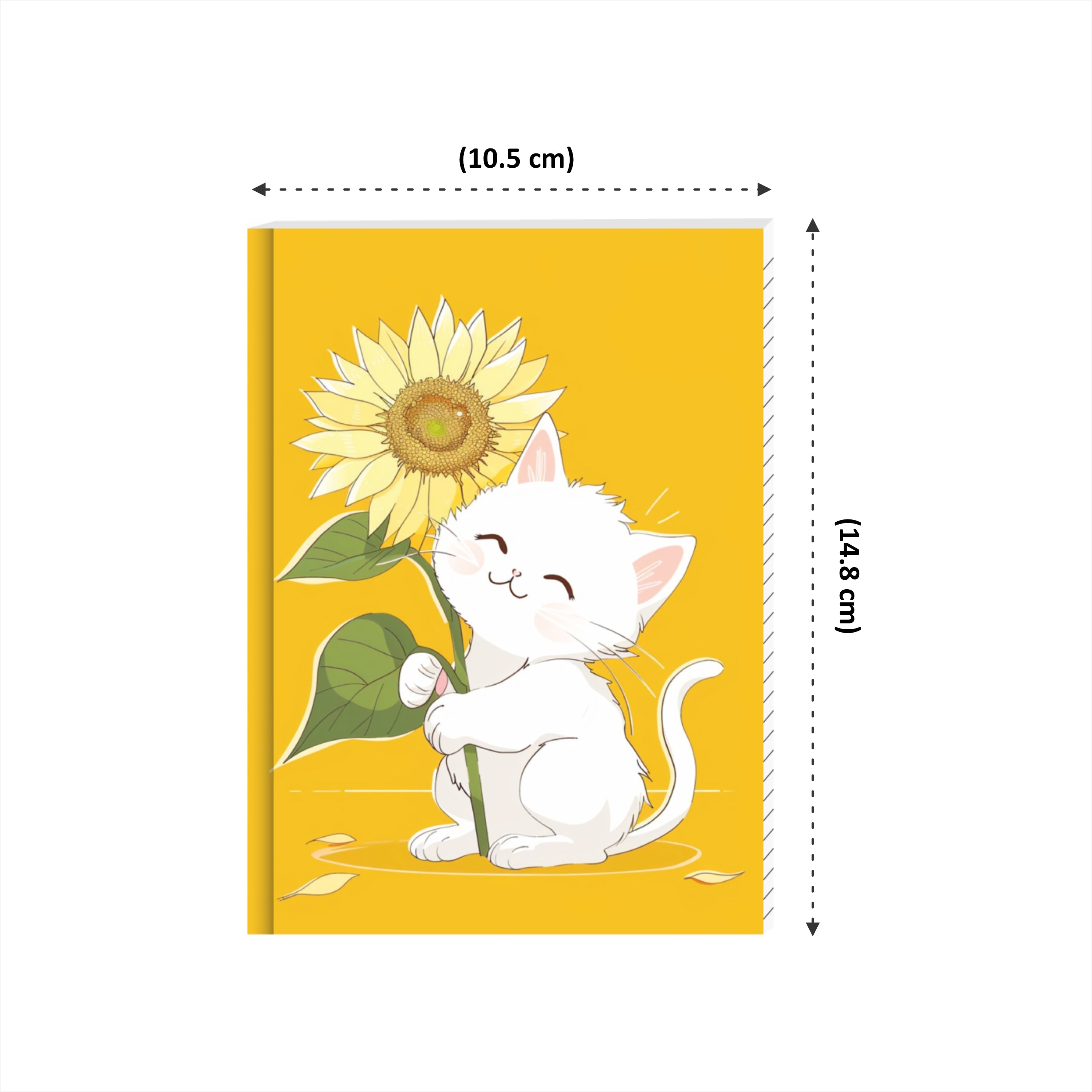 Shape Case Bound Notes- A6 Size, 192 Ruled Pages, Pack of 3