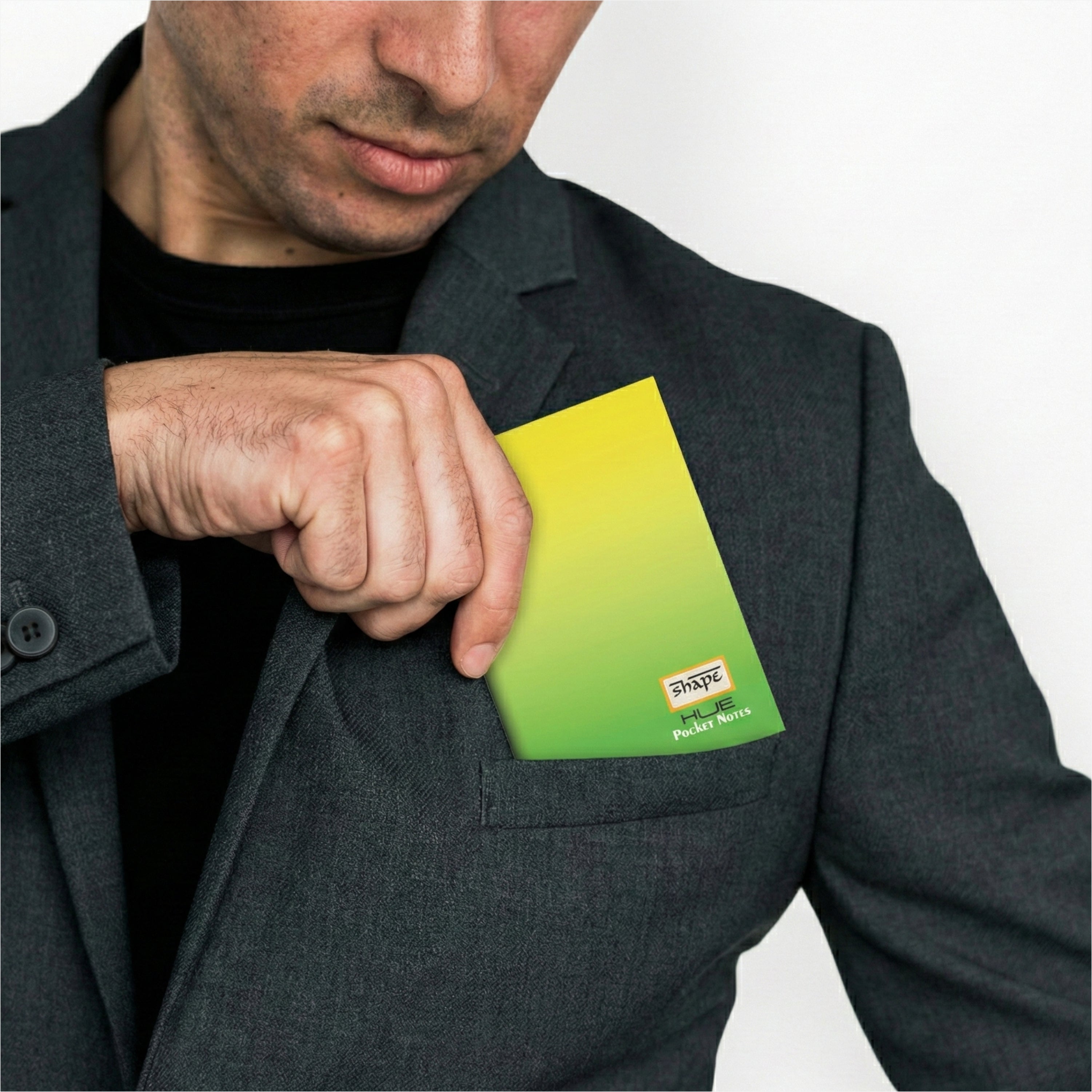 Shape Hue Premium Stationery Gift Set-(Yellow-Green)