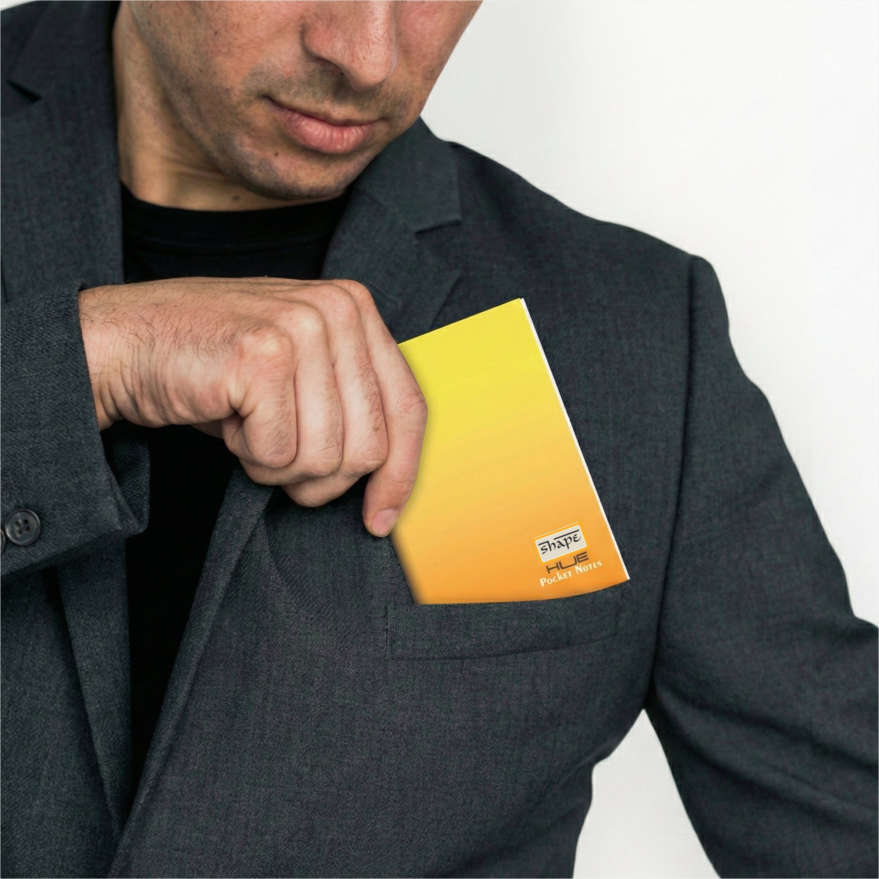 Shape Hue Premium Stationery Gift Set- (Yellow-Orange)