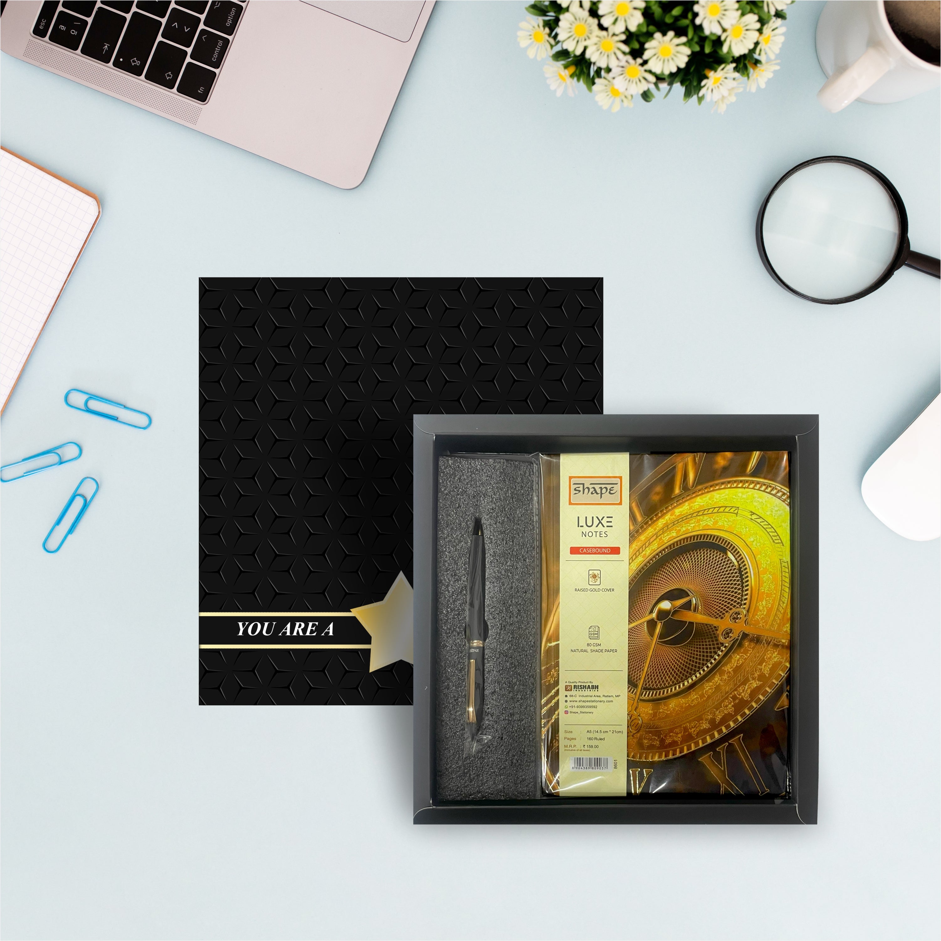 Shape Luxe Notes Gift Set