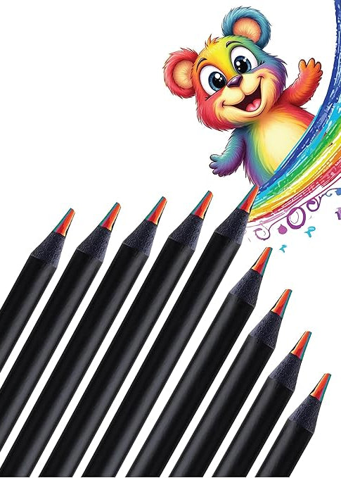 Shape Spectrum Rainbow Pencil 10 pcs Box - Pack of 5