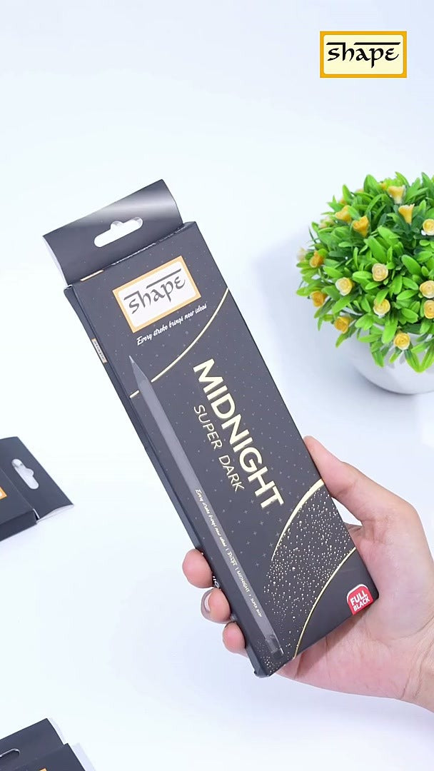 Shape Midnight Super Dark Pencil - Pack of 3