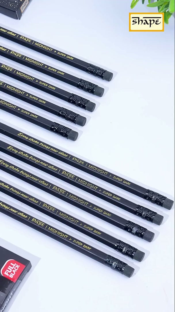 Shape Midnight Super Dark Pencil - Pack of 3