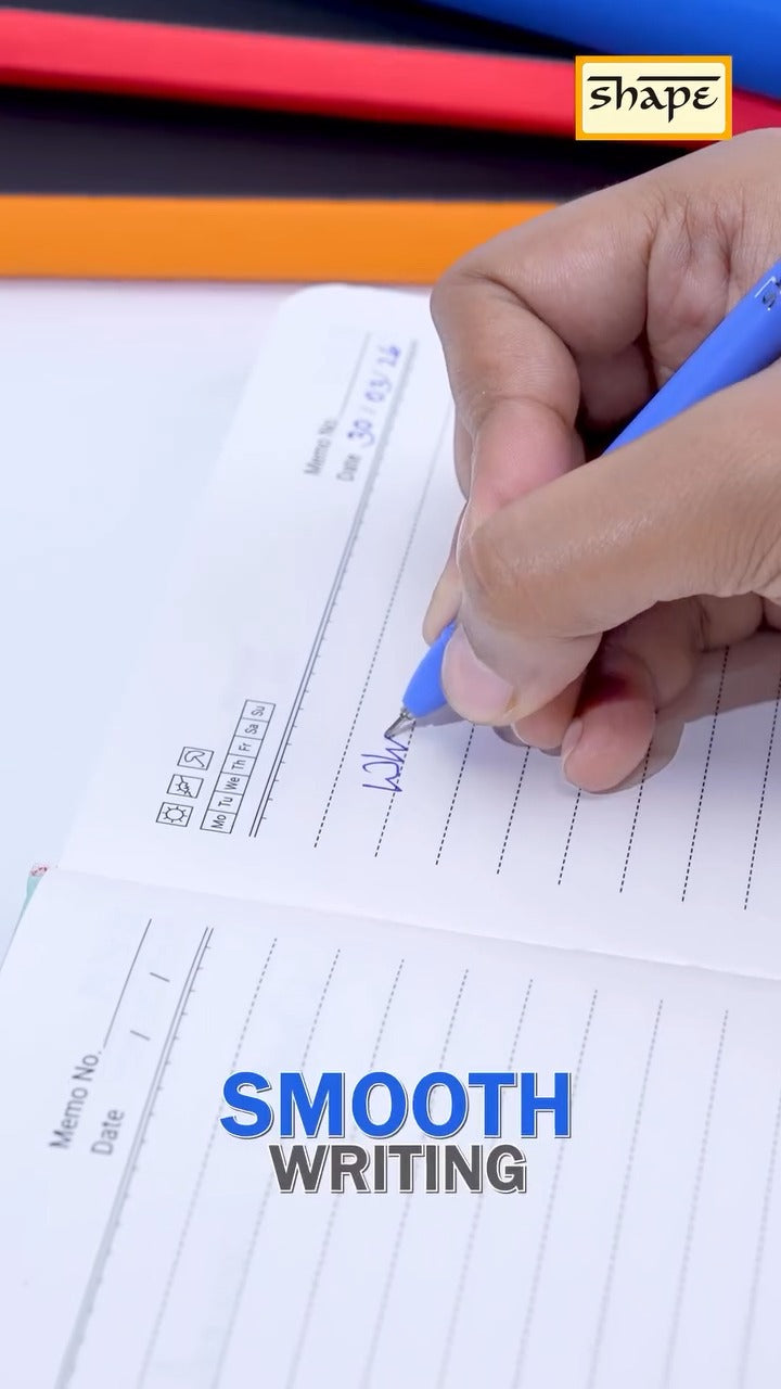 Shape Bloom Leatherite Casebound Notes - A5 Size, 172 Ruled Pages