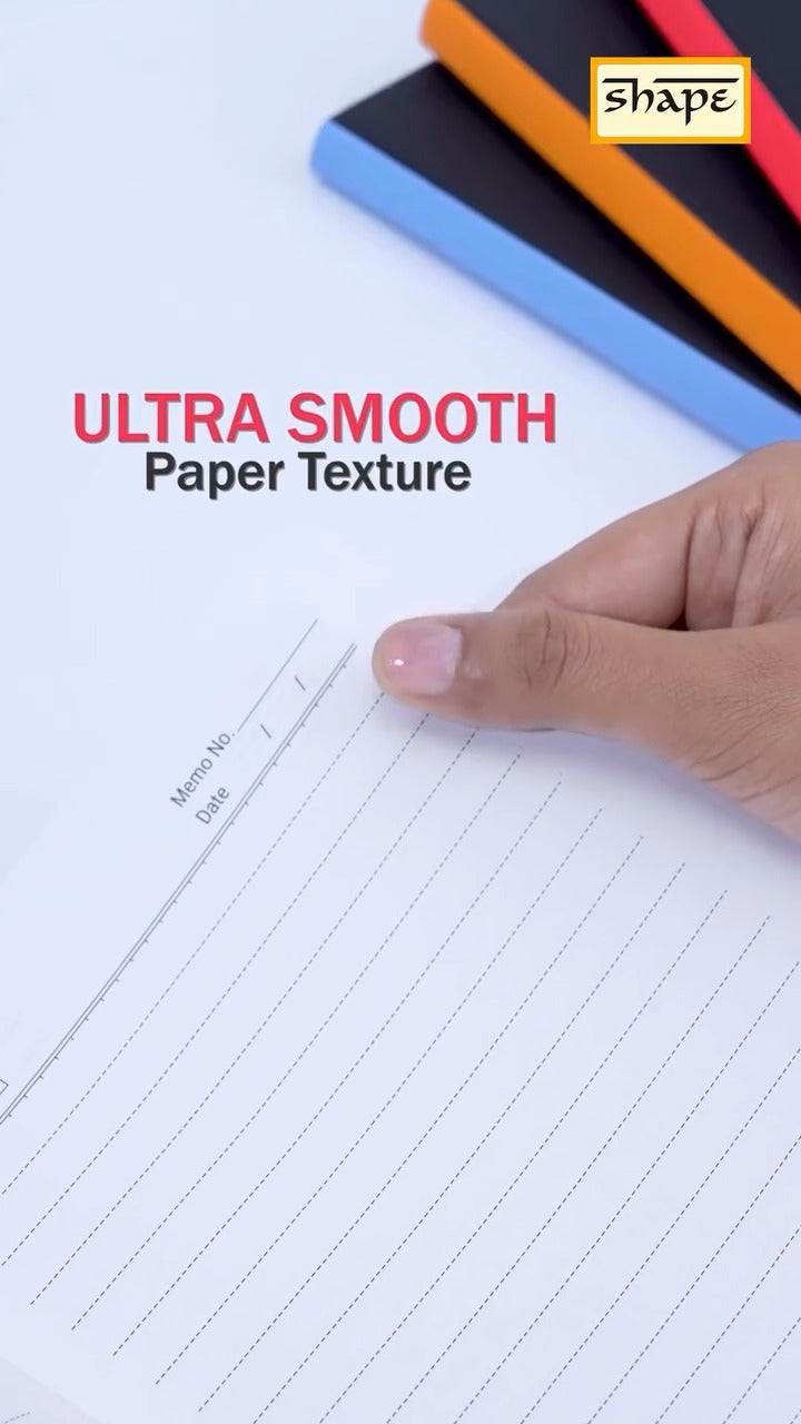 Shape Bloom Leatherite Casebound Notes - A5 Size, 172 Ruled Pages