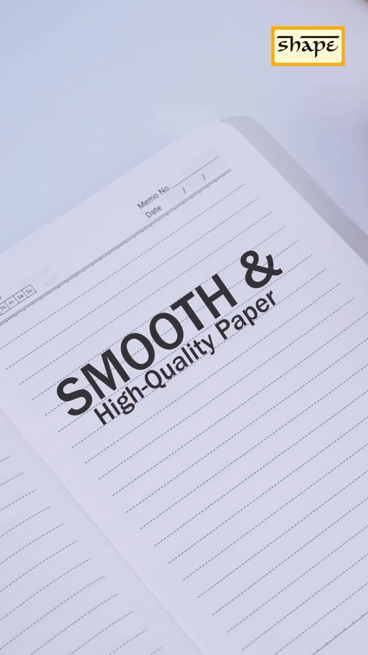 Shape Bloom Leatherite Casebound Notes - A5 Size, 172 Ruled Pages