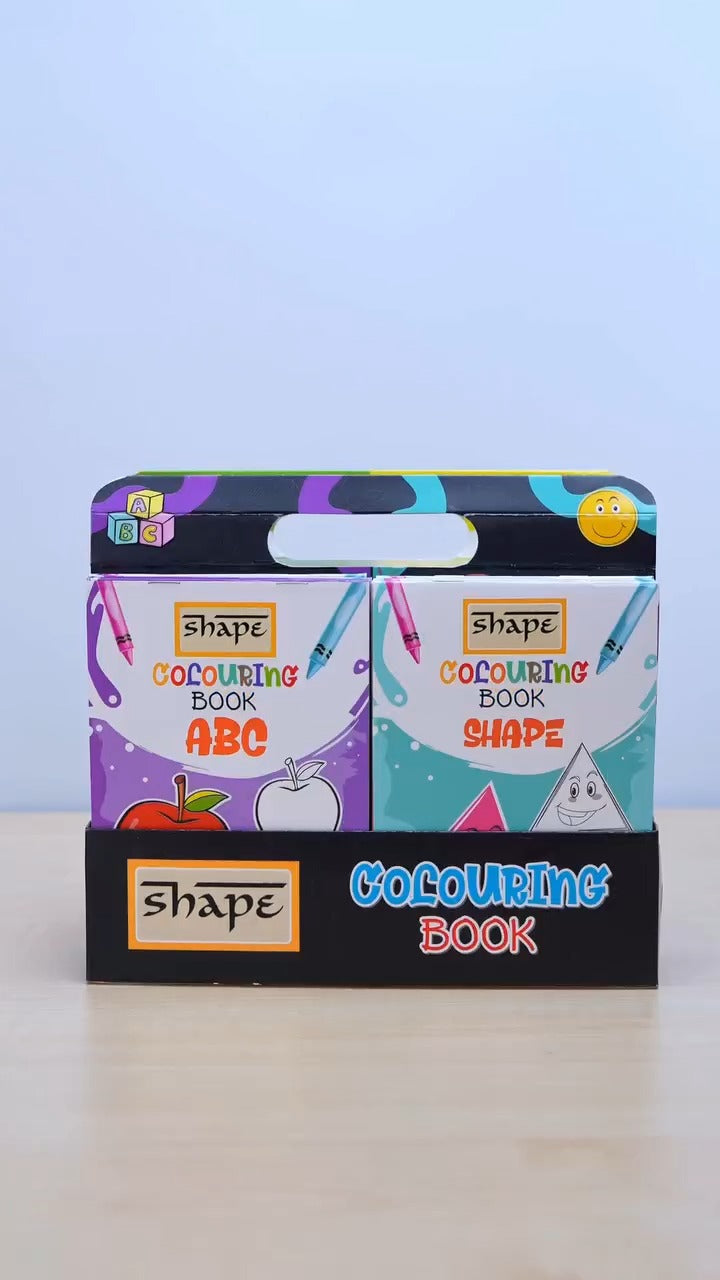 Shape My Coloring Book - A5 Size, 16 Page, Pack of 12