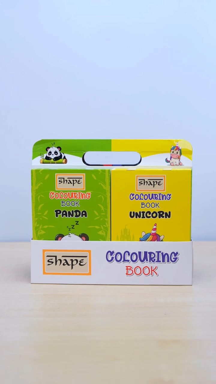 Shape My Coloring Book - A5 Size, 16 Page, Pack of 12