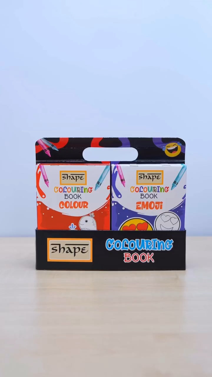 Shape My Coloring Book - A5 Size, 16 Page, Pack of 12
