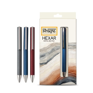Shape Hexar Metal Pen - Blue