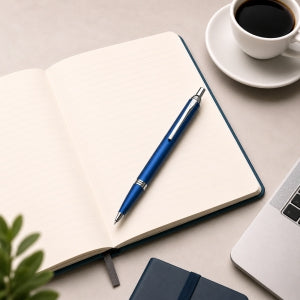 Shape Strive Metal Pen - Blue