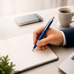 Shape Strive Metal Pen - Blue